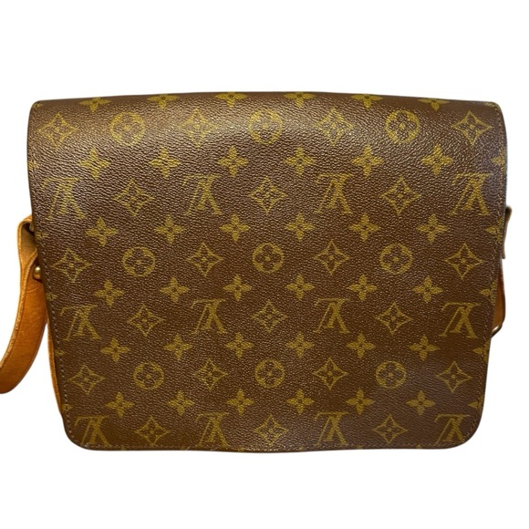Louis Vuitton Monogram Cartouchiere GM Canvas Leather Crossbody Bag/Shoulder Bag - Picture 2 of 16